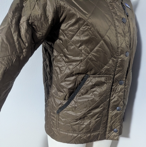 Patagonia Back Pasture Barn Field Quilted Zip Snap Floral Jacket Small - Picture 12 of 14